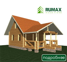 Оцилиндрованное бревно из ели