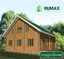 Дом из оцилиндрованного бревна