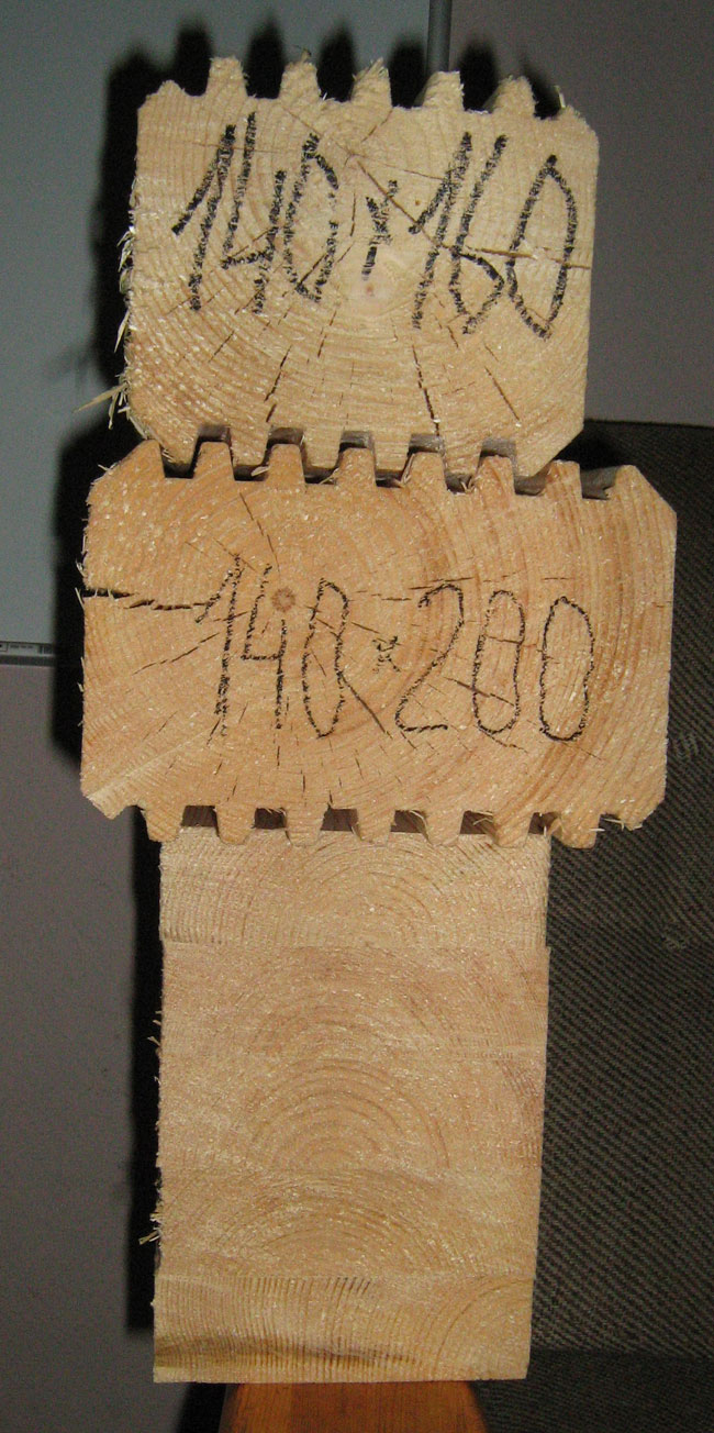 Rafter Redwood (profiled, laminated board)