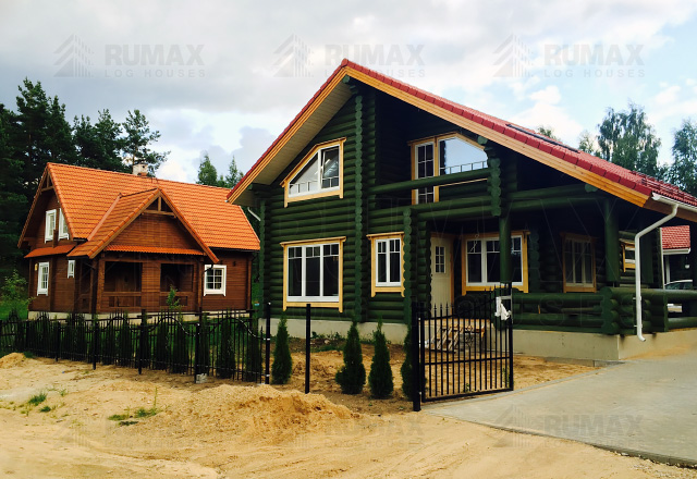 Деревянные дома в Литве